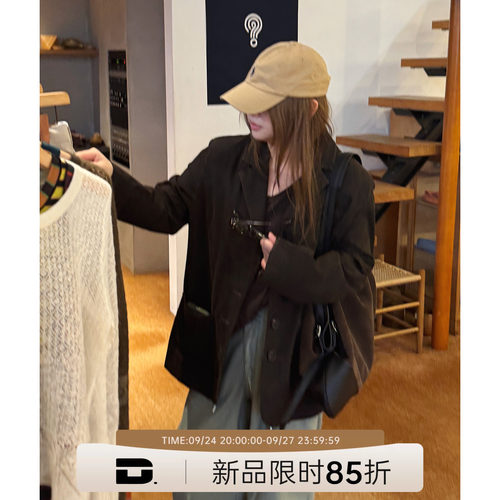 晶咕黑标JGGU 9/24 20:00新品【老爹西装】水洗感西装外套