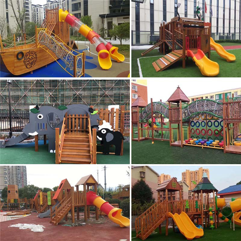 户外滑梯儿童玩具平衡木攀爬架