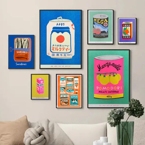 ins日系便利店风格海报