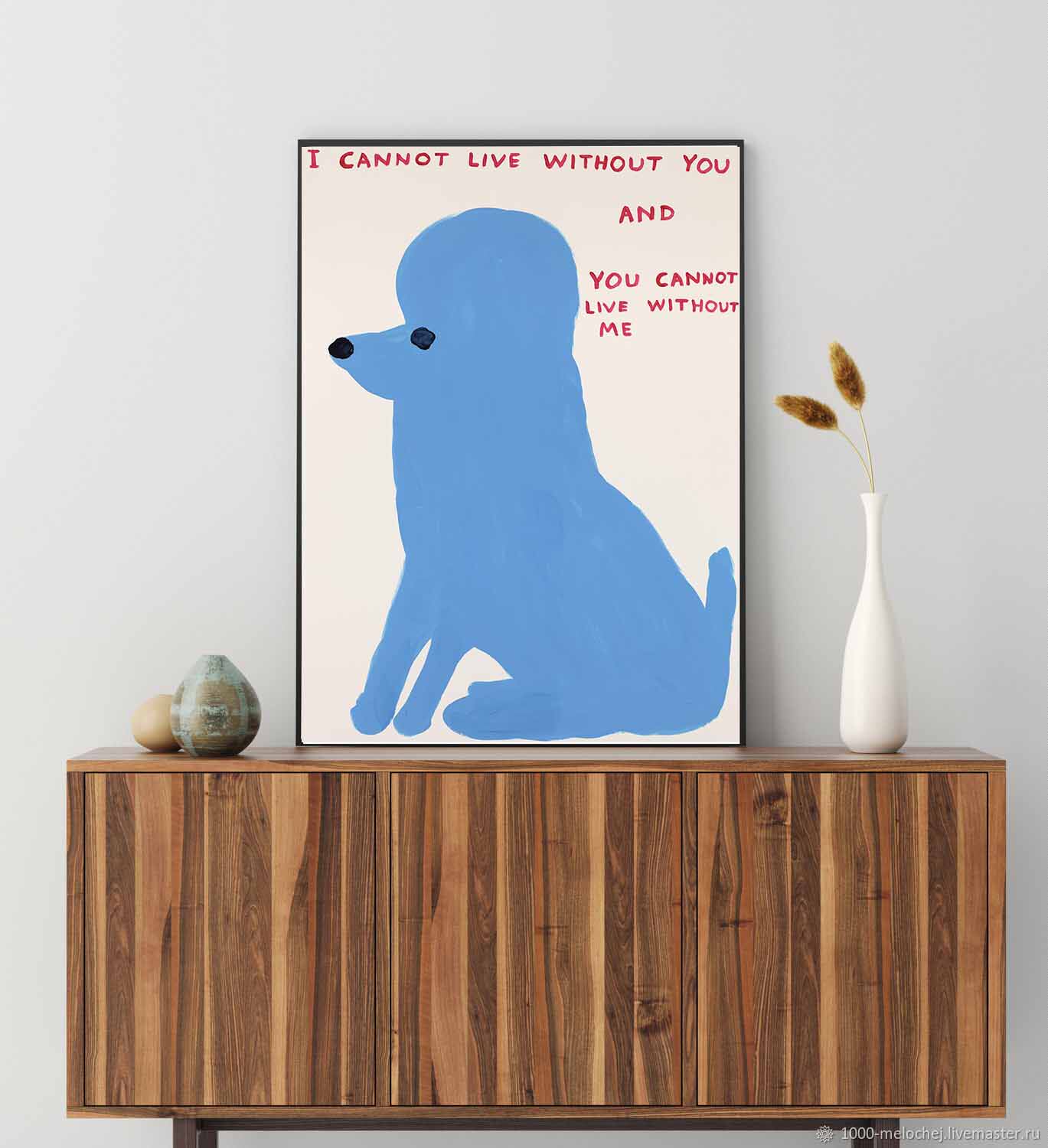 David Pop hand-drawn illustration Banana cheese Korean Instagram Art Poster Personalized Photo Frame Poster Hanging Picture set thumbnail 2