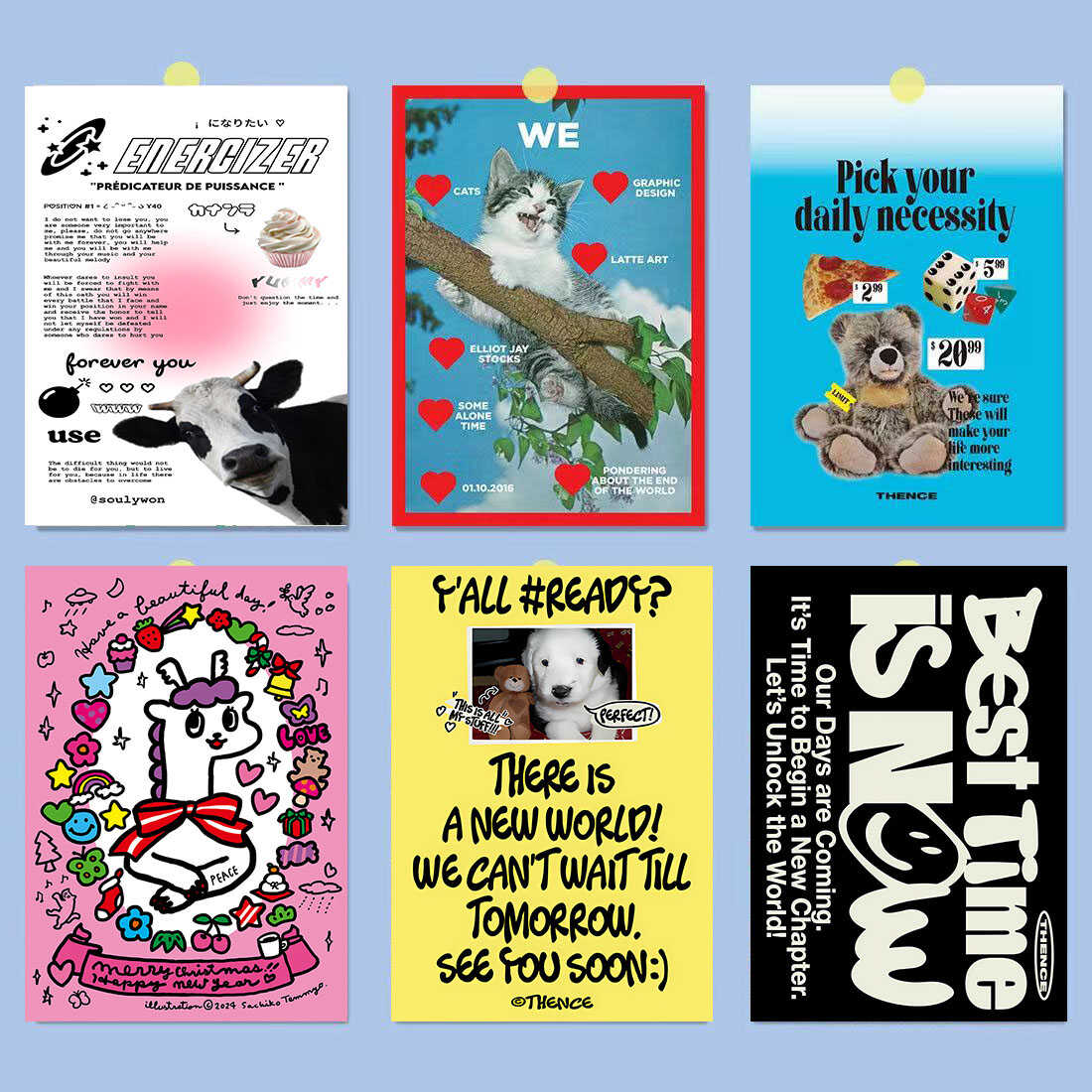 韩国ins美式复古杂志海报