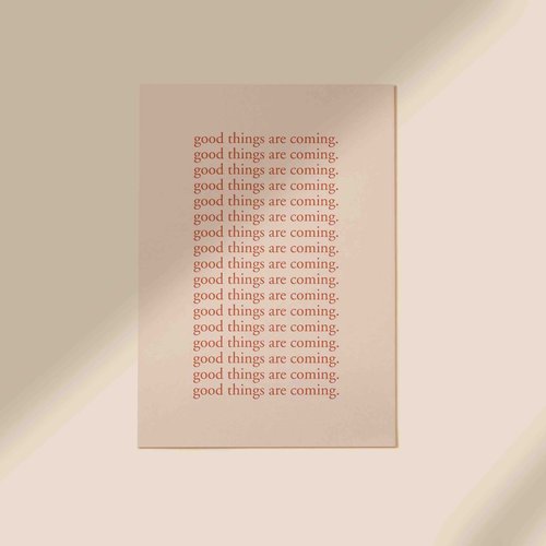 things永远相信事情即将发生海报