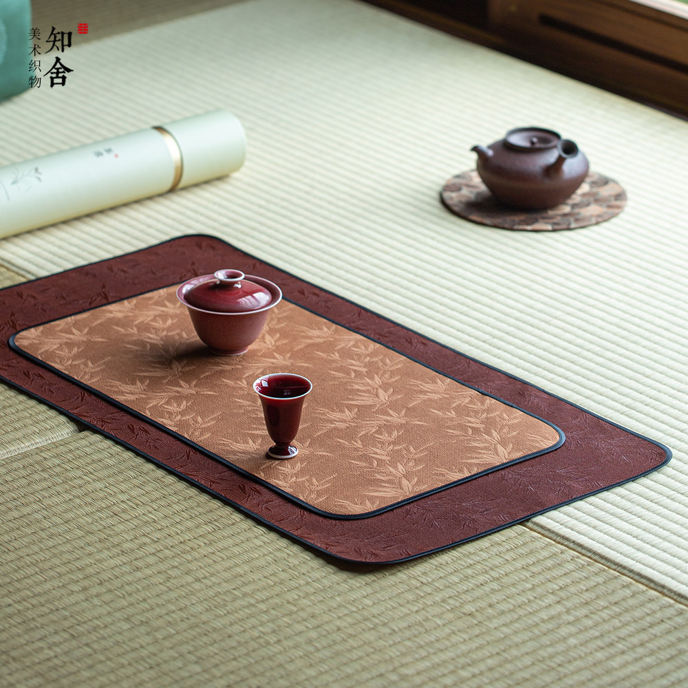 包边全真丝茶席复古中式手工双面干泡席茶垫桌旗喝茶3款知舍原创,居家布艺,茶席,淘宝优惠券,粉丝福利购,淘宝优惠卷
