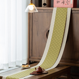 知舍 菱形茶席礼盒装七套色 织锦工艺 中国传统纹样双面使用百搭