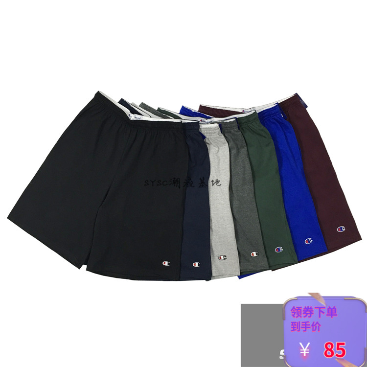 美版 现货 Champion Basic Shorts 刺绣 经典logo 男女 宽松 短裤