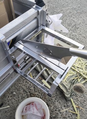摆摊甘蔗切段铡刀不锈钢
