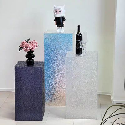 水波纹甜品台石头纹展示座长虹