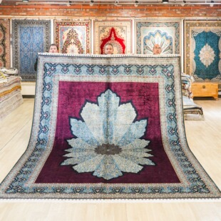 天匠土耳其风格 手工打结地毯波斯地毯别墅客厅卧室地毯274x366cm