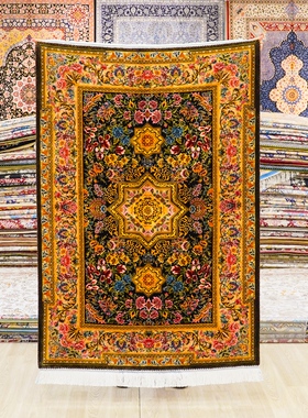 天匠伊朗进口波斯地毯大布里士别墅大宅真丝地毯100x150cm