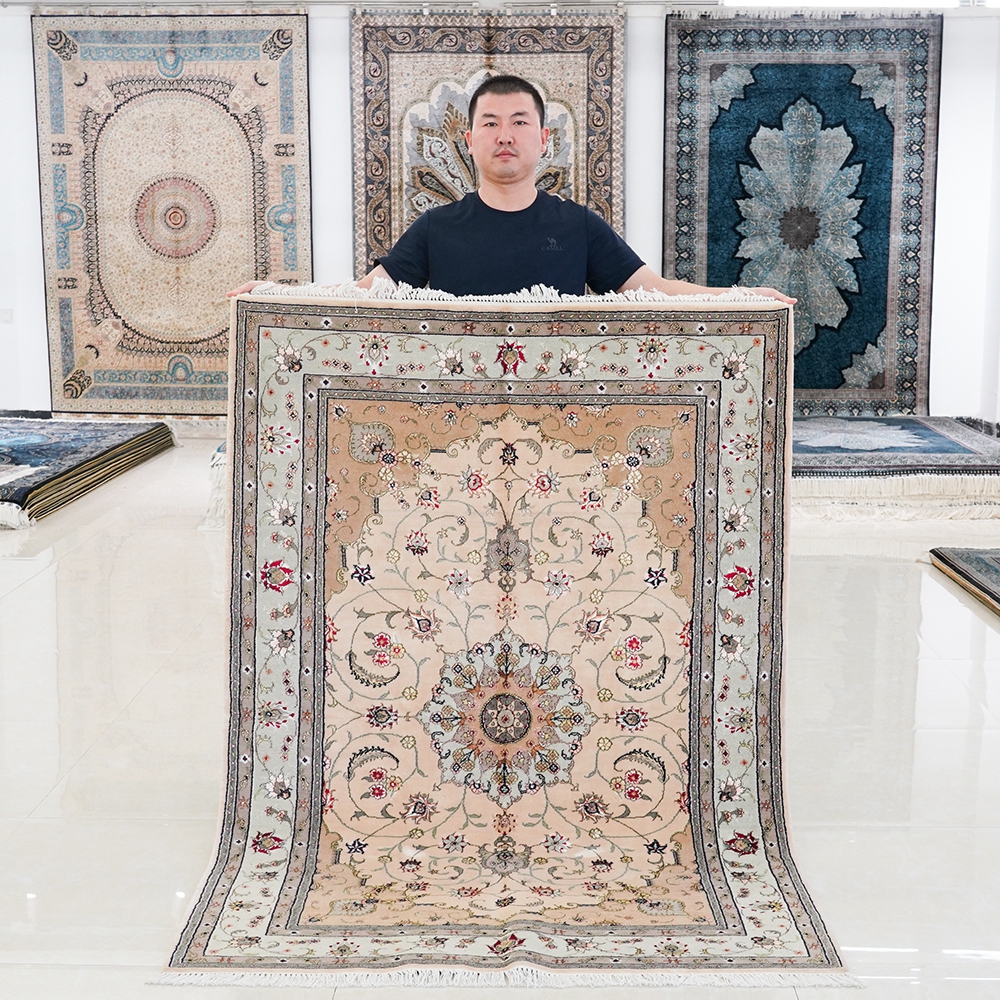 天匠土耳其波斯地毯欧式美式客厅卧室手工编织羊毛地毯122x183cm