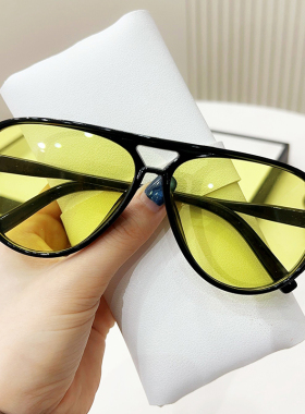 简约网红同款大框蛤蟆镜经典百搭太阳眼镜开车驾驶街拍墨镜2025新