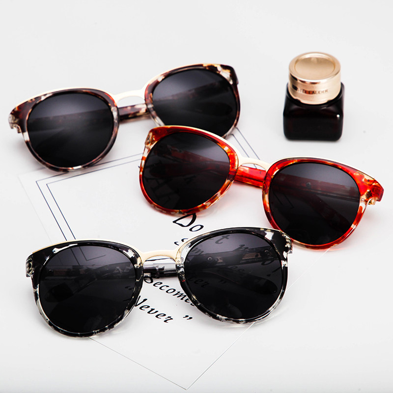 【清仓捡漏】墨镜女明星款眼镜彩色太阳镜女士圆脸韩版潮复古网红