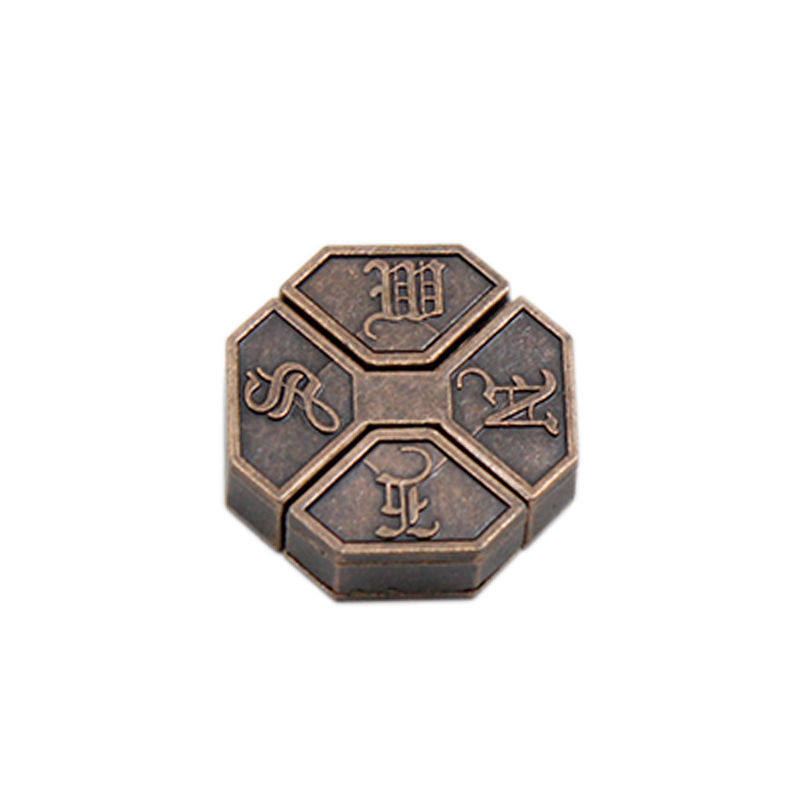 八卦锁儿童益智玩具东南盒子解锁烧脑学生高智商合金孔明锁诸葛亮