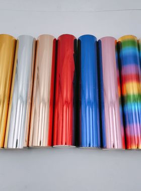 3mX15cm Transfer film hot foil paper七彩烫金纸卷装铝烫印箔