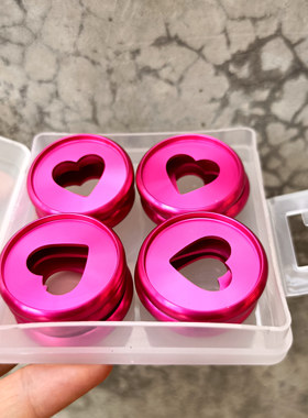 32金属 爱心 装订环扣 蘑菇孔 活页本装订用 happyplanner 活页圈