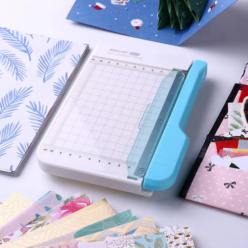 迷你A5切纸器paper cutter Guillotine卡片过塑相片裁切剪手工