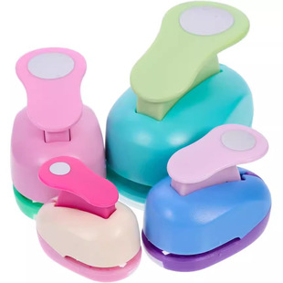 Round puncher圆形压花器打孔器大号套装组合儿童手工手账工具