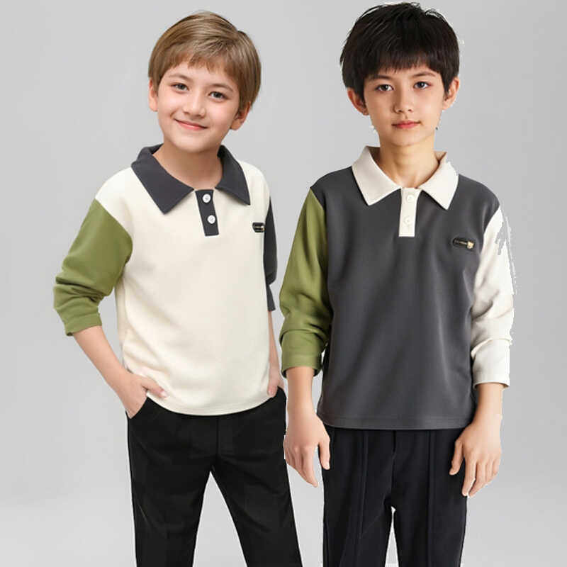 男童T恤儿童polo衫德绒春秋2024新款洋气1岁男宝早秋洋气翻领上衣,童装/婴儿装/亲子装,儿童POLO衫,淘宝优惠券,粉丝福利购,淘宝优惠卷