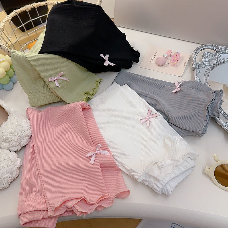 女童打底裤夏季儿童女宝2025新款冰丝薄款配裙子防走光白色九分裤,童装/婴儿装/亲子装,裤子,淘宝优惠券,粉丝福利购,淘宝优惠卷