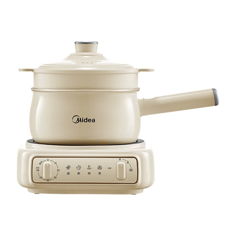 美的定时电煮锅家用宿舍多功能小型分体电火锅电炒锅MC-XZC2061