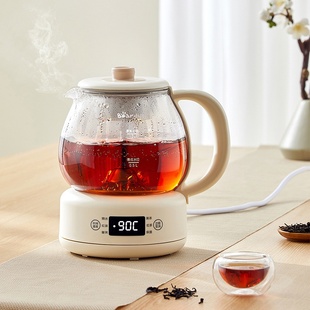 小熊煮茶器ZCQ 蒸茶养生壶办公室泡茶器 F10N7电茶炉蒸汽壶喷淋式