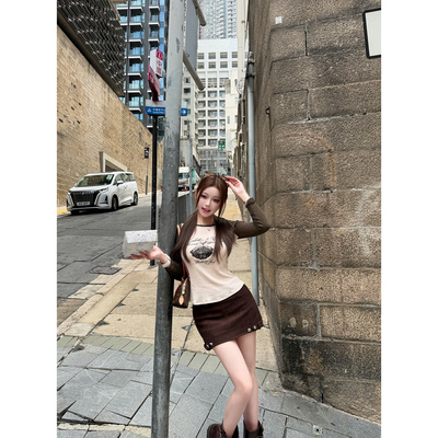 Dailyshero【A*s卡纳比Tee】—复古感“定制vgt印花”七分袖上衣