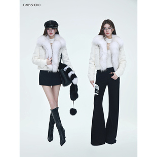 Dailyshero*Modern piece摩登品!90白鹅绒&“可拆卸”貉子毛外套