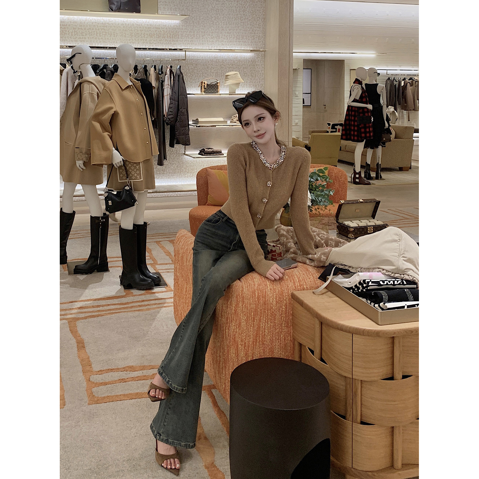 【左岸晚秋】——sp新一季“钉钻系列”的明星同款毛衣