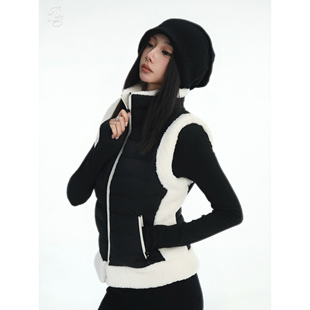 限量Dailyshero*90白鹅绒“排骨沙漏腰”环保毛立领马甲