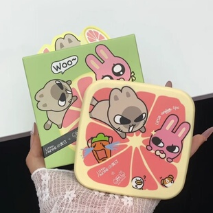 小奥汀暹罗厘普联名五色趣味综合粉盘眼影修容一盘多用彩妆盘正品