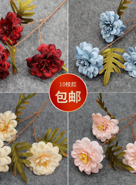仿真冰山月季婚礼吊顶插花软装花