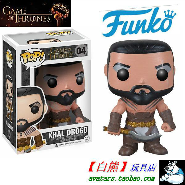 ÕýÆ· FUNKO ±ùÓë»ðÖ®¸èPOP ȨÁ¦µÄÓÎÏ· ÂíÍõ ¿¨°Â ׿¸êKhal Drogo