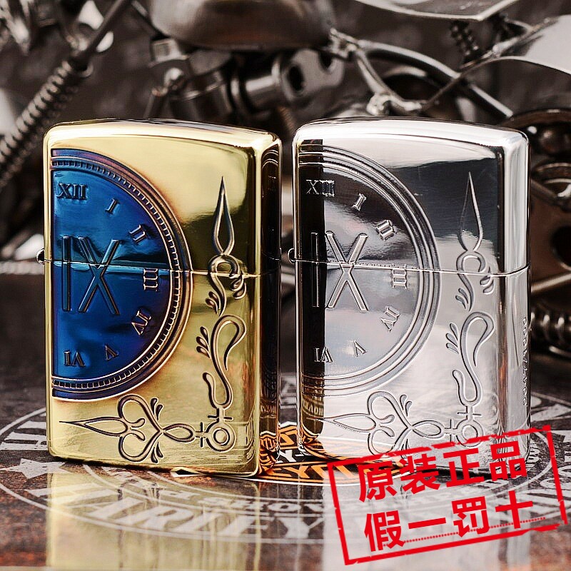 正品ZIPPO之宝打火机 日版 欧式古钟 时钟 限量1000