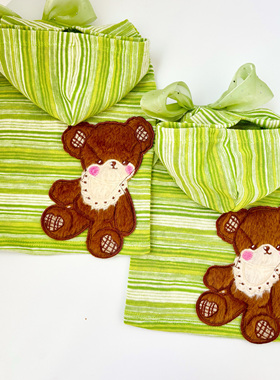 油画小熊帽衫清凉防晒蝴蝶结夏季多巴胺透气猫狗比熊雪纳瑞西高地