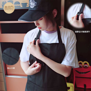 工作围裙儿童围兜套袖连锁店团体工服定制工装T恤制服logo s-0911