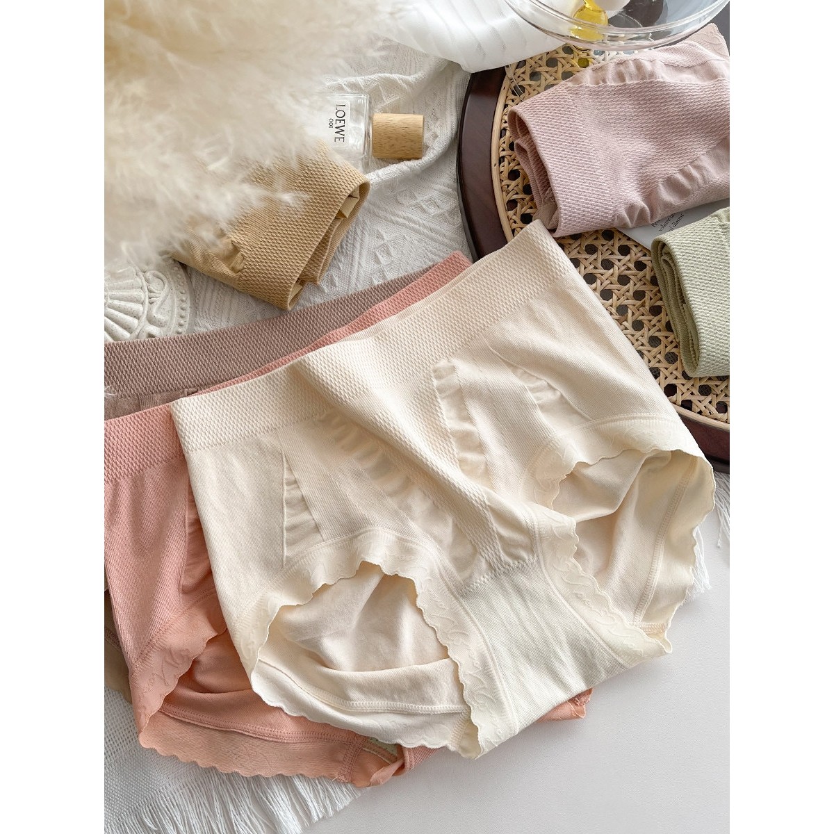 收腹提臀内裤女纯棉抗菌短裤中高腰莫代尔少女无痕透气女士三角裤,女士内衣/男士内衣/家居服,女三角裤,淘宝优惠券,粉丝福利购,淘宝优惠卷