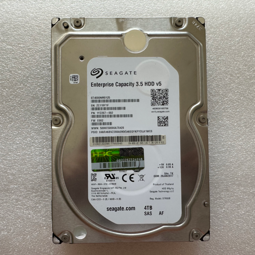 4T  6T 12GB 3.5寸7.2K SAS 服务器硬盘企业级希捷0125 0034 2T