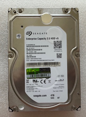 4T  6T 12GB 3.5寸7.2K SAS 服务器硬盘企业级希捷0125 0034 2T