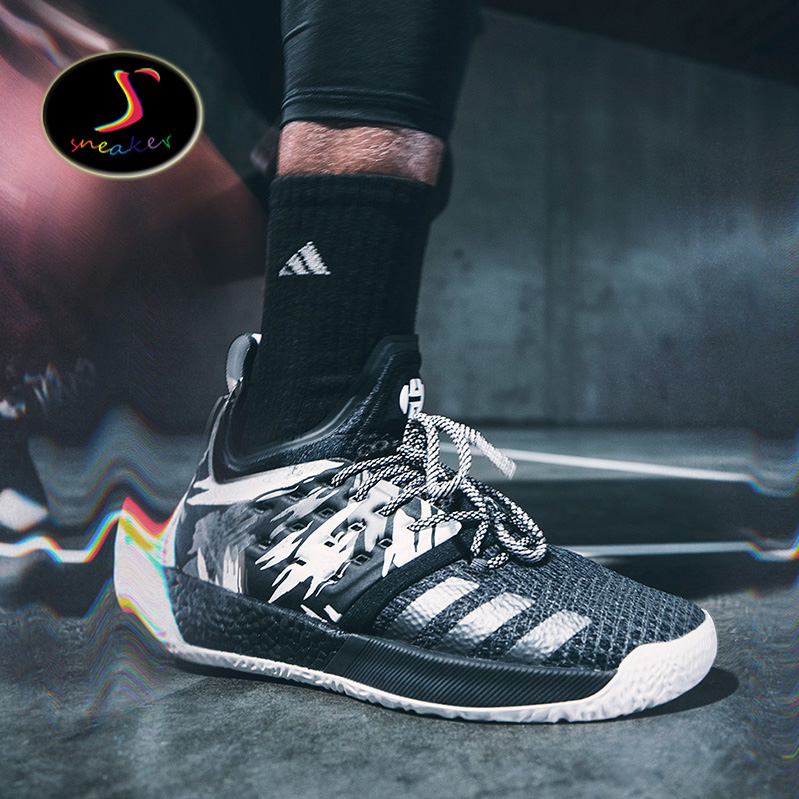 Adidas Harden Vol. 2 BOOST ¹þµÇ2ºÚ°×ÄÐ×ӵͰïʵսÀºÇòЬAH2217