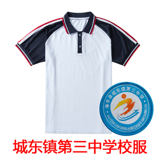 海丰县城东三中校服 新款红条夏季校服外套长裤男女通用