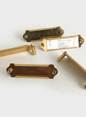 小嵩集市 荒木之丘WILD HILL复古黄铜价签牌价格牌标签牌货架附件