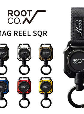 日本ROOT CO.新款多功能伸缩扣手机挂绳潮牌男汽车钥匙配件手机绳