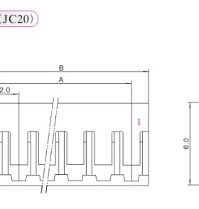 红星连接器JC20 HX20010-2Y 3Y 4Y 5Y 6Y 7Y 8Y 9Y 10Y 12Y接插件