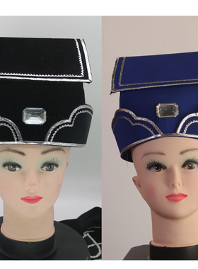 中原戏装新品戏曲舞台演出穷书生老生帽子高方巾小生服饰贫生巾