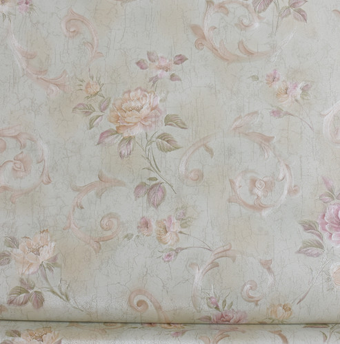 现货 英国原装进口壁纸 美式复古绿 田园温馨卧室 环保纯纸壁纸