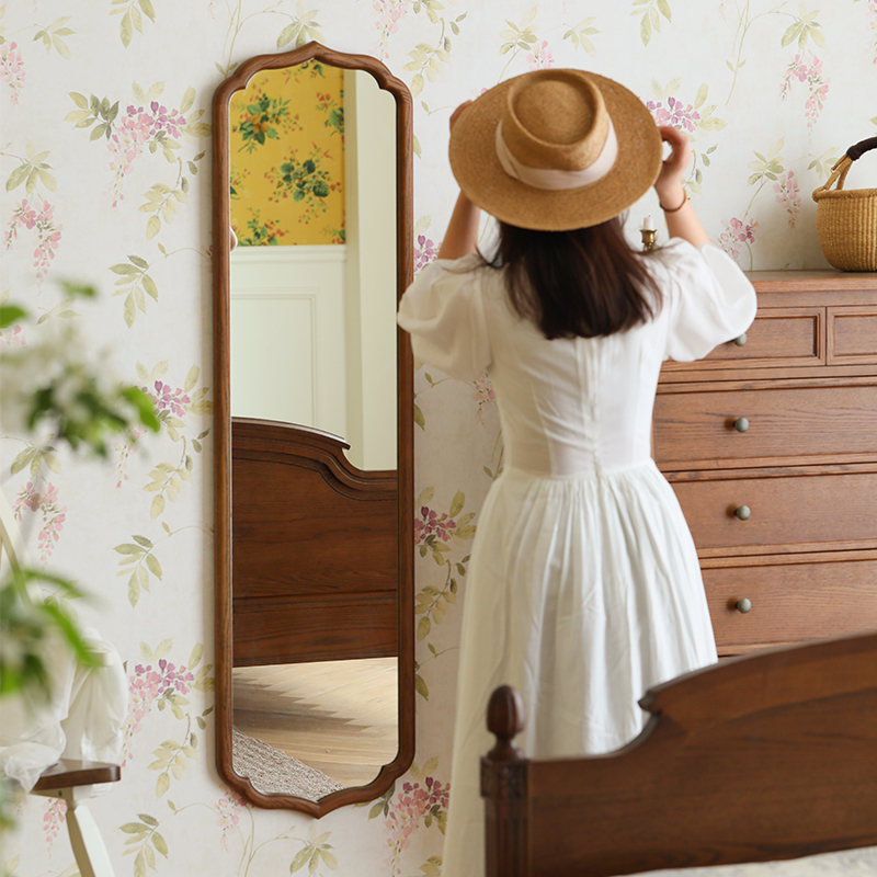 小红书清新小花美国客厅背景床头