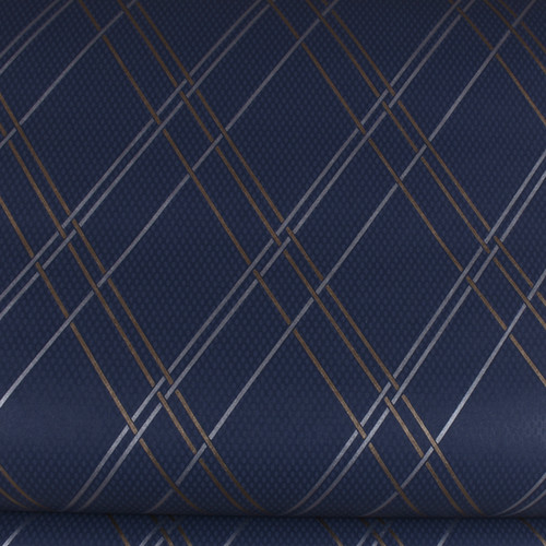 现货特价 瑞典原装进口墙纸ECO wallpaper Falsterbo蓝色条纹纯纸