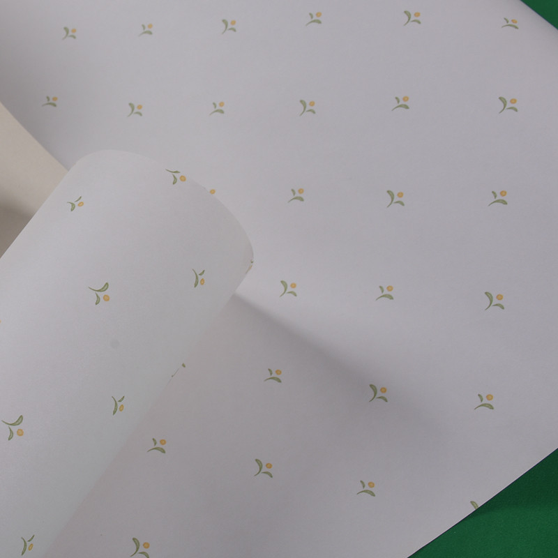 现货 英国原装进口壁纸 美式绿小叶子 清新 背景墙环保纯纸墙纸