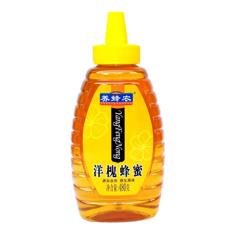 养蜂农洋槐蜂蜜480g周氏顺发食品养蜂农洋槐蜂蜜营养糖类早餐食品