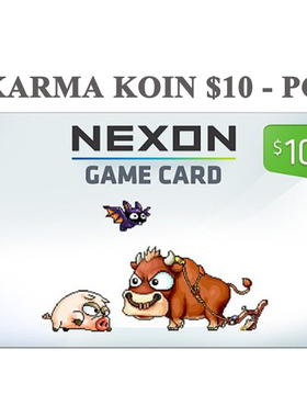 国际服 Nexon Cash Game Card $10 PC KARMA KOIN 充值卡 10美元